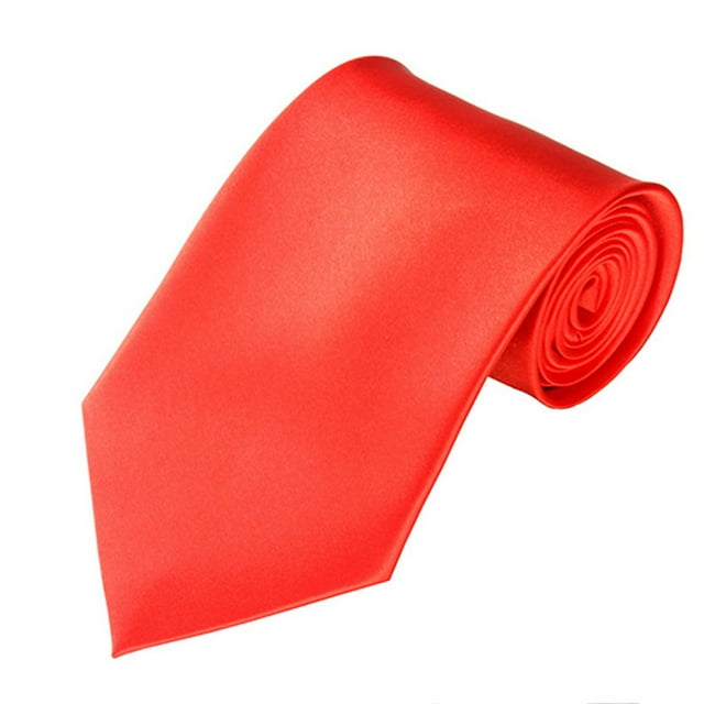TopTie Cravate Unisexe Couleur Unie Rouge Bleu Cravate Moulante
