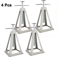 thumbnail image 1 of HLONK ”Aluminum RV Stabilizer Jacks  6000lb Capacity  Adjustable Height 11””-17””  with Cushioned Rubber Pads for Trailers and Campers”, 1 of 6