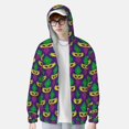 thumbnail image 4 of Easygdp Mardi Gras Carnival3 Lightweight Long Sleeve Sun Shirt Sports long-Sleeved Sun Protective Clothing, Quick Drying Breathable - Medium, 4 of 9