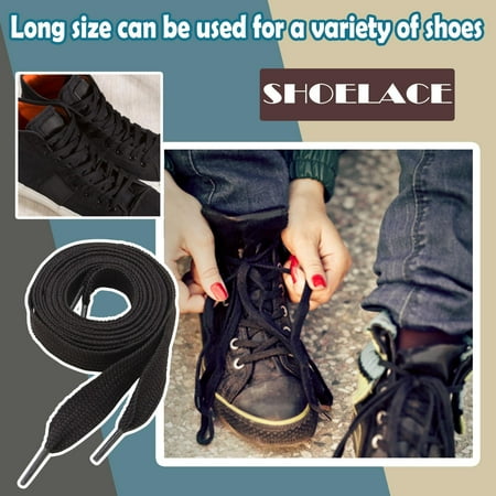 

Flat Color Shoelace 100cm Shoelace Football Shoes Training Shoes