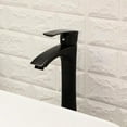 thumbnail image 5 of 19x15 Rectangle, White Ceramic - Resistant to Stains and Low Water Absorption - Above Counter Bathroom Installation - Easy Maintenance Sink and Faucet Combo, 5 of 6