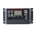 thumbnail image 1 of EeaseMX Controlador de carga solar de plomo-ácido de litio universal totalmente automático, color negro (60 A), 1 of 7