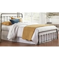 thumbnail image 6 of Fremont Metal SNAP Bed with Folding Frame Bedding Support System and Rounded Edge Panels, Weathered Nickel Finish, Queen, 6 of 8