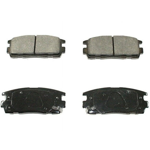 Rear Brake Pad Set - Compatible with 2010 - 2017 GMC Terrain 2011 2012 2013 2014 2015 2016