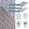 thumbnail image 6 of 3-Piece Farmhouse Butterfly Lightweight Summer Quilt Set King Size, Grey (1 Quilt, 2 Shams), 6 of 8