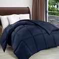 thumbnail image 5 of Utopia Bedding Comforter Duvet Insert - Quilted Comforter with Corner Tabs - Box Stitched Down Alternative Comforter (Queen, Navy), 5 of 5