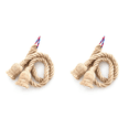 thumbnail image 1 of Cable eléctrico de cuerda de cáñamo de 3,28 pies, 2 uds., para lámpara colgante de bombilla E27 DIY (doble cabeza), 1 of 2