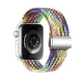 thumbnail image 2 of VeveXiao Magnetic Braided Solo Loop Band for Apple Watch band 38mm 40mm 41mm 42mm 44mm 45mm 49mm, Stretchy Nylon Elastic Sport Strap for iWatch Series 9 8 7 6 5 4 3 2 1 SE Women Men, 2 of 2