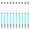 Candy light blue, variant on 10 Pcs/Set Beadable Ballpoint Pen 1.0mm Multicolor Bead Pen Black Ink Pen
