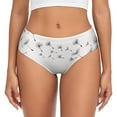 thumbnail image 1 of Fotbe Dandelion Blowing In The Wind Calzones Estampados para Mujer – Ropa Interior de Algodón, Cómoda, Suave y Elástica-Small, 1 of 6