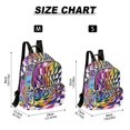thumbnail image 2 of FORMRS Mini Backpack Purse for Women Quilted Travel Daypack Casual Shoulder Bag, Purple Wavy Plaid, 2 of 7