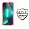thumbnail image 4 of iPhone 13 Case Clear, Njjex [2-Pack] for Apple iPhone 13 6.1" Tempered Glass Screen Protector, Crystal Clear Shock Absorption Technology Bumper Soft TPU Cover, 4 of 12