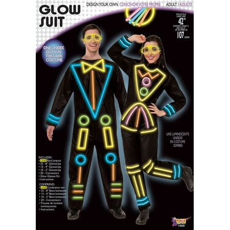 Adult Glow Suit Halloween Costume