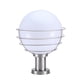thumbnail image 2 of Lámpara de columna con forma de bola para exteriores, luz blanca creativa para jardín, valla, pasillo residencial, patio, luces E27, 2 of 5