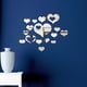 thumbnail image 4 of 3D Amor Corazón Espejo Superficie Pegatinas de pared Arte DIY Acrílico Calcomanía para el hogar Decoración 16 piezas Methold JJ6547-00, 4 of 6