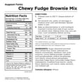 Augason Farms Chewy Fudge Brownie Mix 4 lbs 9.3 oz Pouch