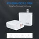 thumbnail image 3 of Bloque de Cargador USB C de 65W, PD3.0 QC3.0 18W Puerto Doble de Carga Rápida Cubo Adaptador de Alimentación, Cargador de Pared de Bloque de Carga para Tableta de Teléfonos, 3 of 7