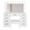 White-9 Drawer, variant on Zimtown Makeup Vanity Desk with Large Mirror & Charging Station, Vanity Table with 9 Drawers & Visible Glass Top, Bedroom Dressing Table, White