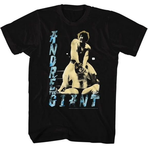 Andre The Giant 80's Dre Black Adult T-Shirt 4Xl
