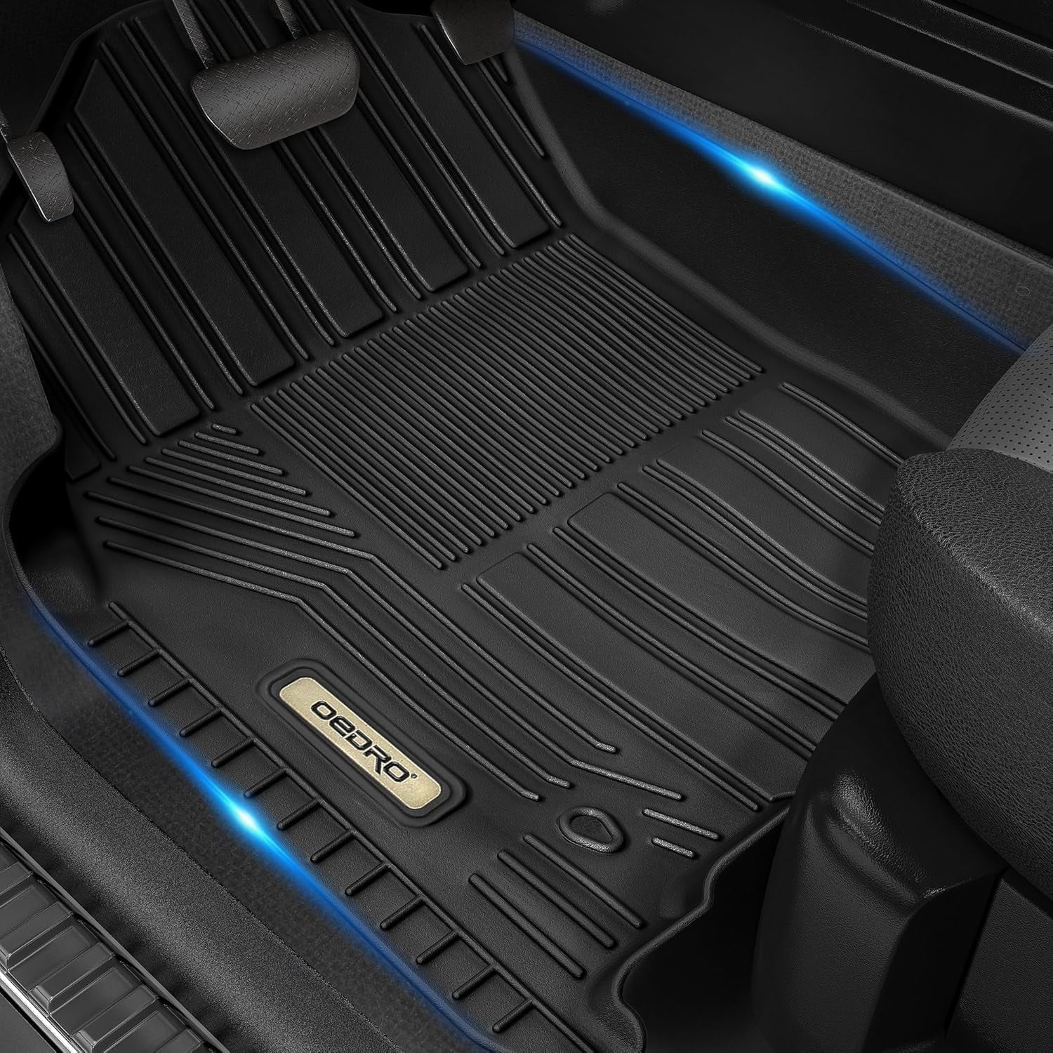 RVNI Floor Mats for 2013-2018 Dodge Ram 1500 2500 3500 Crew Cab All Weather mat Liners