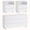 White, variant on Laintene 3 Piece Dresser and Nightstand Set, 6 Drawer Dresser for Bedroom with 2 Nightstands Set, 53" Wood Chest of Drawers & Nightstands with Charging Station, Modern Bedroom Set, Natural