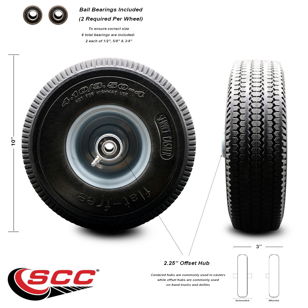 Service Caster Brand Replacement Wheel for Magliner Wheel 131010