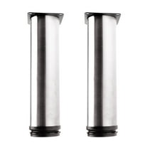 8 Inch Furniture Legs Stainless Steel Feet Sofa Cabinet Shelves Leg Replacement Adjustable Height 2pcs