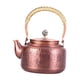 thumbnail image 2 of Tetera de cobre, tetera de agua caliente, tetera de latón martillado, tetera de kungfú de 1200ml para restaurante, sala de estar, Picnic, casa de té, 2 of 9