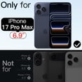 thumbnail image 2 of JETech Iridescent Case for iPhone 17 Pro Max 6.9-Inch Compatible with MagSafe, Cute Unique and Aesthetic Design, Colorful Fluorescent Translucent Back Shockproof Phone Cover (Iridescent Black), 2 of 5