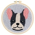 thumbnail image 2 of Ruiboury Punch Needle Kit DIY Needlework Animal Dog Embroidery for Adult Kid Starter C, 2 of 9