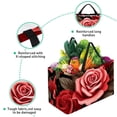thumbnail image 3 of Rose Large Capacity Oxford Cloth Reusable Foldable Storage Bins Easter Basket Box, 3 of 7