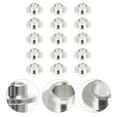 thumbnail image 3 of Miangastore Roulement de Roue Argent 15 Pcs 0.63X0.63X0.39 Po, 3 of 8