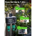 thumbnail image 3 of INSOMA 2-Zone Programmable Garden Hose Timer, Auto/Manual/Rain Delay Modes, 3 of 8