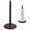 Distressed Black, variant on Rustic Wood Paper Towel Holder Countertop, Farmhouse Boho Style Kitchen Roll Stand Organizer, Distressed White Decor for Home Bathroom