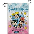 thumbnail image 1 of Las Chicas Superpoderosas-bandera de jardín temática. Regalo perfecto para fans, amigos y familiares, ideal para actividades al aire libre y decoración de fiestas.28CM*45CM, 1 of 5