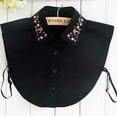 thumbnail image 3 of LoudSung False Collar Detachable Half Shirt Blouse Classical Fake Collar Embroidery Designs for Women Girls, 3 of 6
