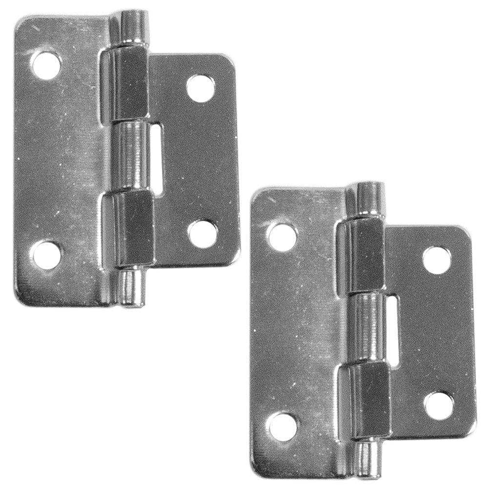 Seismic Audio Pair of Chrome Lift Off Hinges 2 Piece For Pro