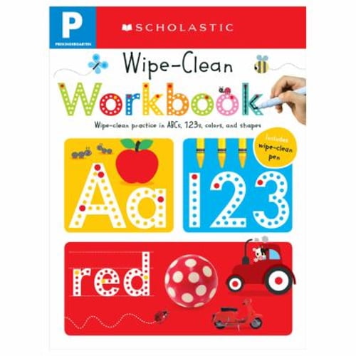 Pre-Owned Pre-K Wipe-Clean Workbook: Scholastic Early Learners (Wipe-Clean)
