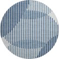 thumbnail image 2 of Addison Rugs Mayfield Premium Machine Washable Transitional Circles Blue Round Rug, 8' x 8', 2 of 5