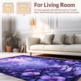 thumbnail image 2 of ODIKA 4'x6' Machine Washable Non-Slip Area Rug, Mystical Garden Sanctuary Oasis High Traffic Rug, Purple, 282938, 2 of 7
