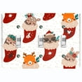thumbnail image 1 of Metal Light Switch Plate Cover Forest Animal Christmas Stockings XMS003, 1 of 13