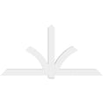 thumbnail image 2 of 96"W x 48"H x 4"D x 6"F, 12/12 Pitch, Redmond Architectural Grade PVC Gable Bracket, 2 of 8