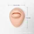 thumbnail image 4 of Silicone Ear Nose Tongue Belly Button Piercing Model For Training Photography Display Teaching Equipment, 4 of 6