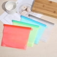 thumbnail image 3 of Reusable Silicone Food Storage Bag, Fruits, Vegetables, Meat (5 Pack), 3 of 5