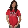 thumbnail image 3 of Periodically Nerdy Chemistry Science Men's Graphic T Shirt Tees Brisco Brands S, 3 of 6