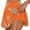 Orange pants for women, variant on ZZwxWA Pants Women Wide Leg Trendy Flowy Sports Striped Floral Cute Summer Beach Party Leisure Elastic Bottoming Tie-Dye Print Skirt Pants Mid Waist Trousers Orange XXL