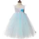 thumbnail image 3 of Vestido de tutú de invierno para niñas, disfraz de reina de las nieves, princesa Elsa, vestido de gala, vestidos para niñas, vestido de fiesta de cumpleaños con flores, 3 of 5