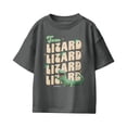 thumbnail image 2 of Disney Pixar Hoppers Tom Lizard Name Stack Youth T Shirt (Charcoal, XS-XL), 2 of 4