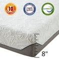 thumbnail image 4 of Boyd Sleep Air Flow 8" Gel Memory Foam Mattress, Firm, Adult, Twin with Zip-off Cover, 4 of 14