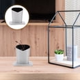 thumbnail image 2 of SHISUYAN 2pcs Simple Glasses Holder Solid Color Glasses Base Desktop Glasses Base (Silver), 2 of 8